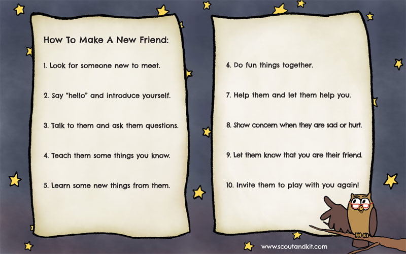 How To Make Friends Poster